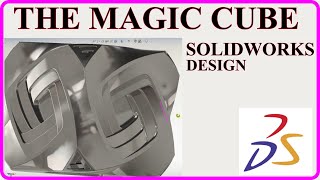 How To Design The Magic Cube In Solidworks 2023 | The Magic Cube Design | Solidworks Tutorials.