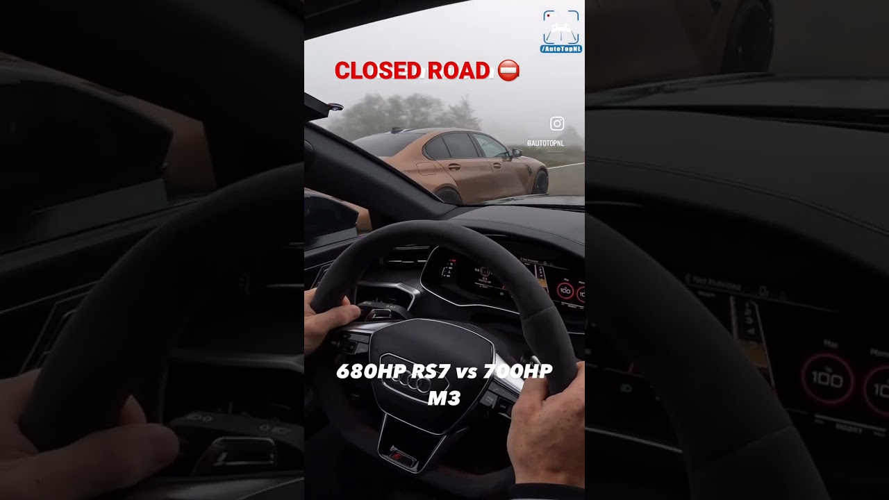 Audi RS7 C8 vs BMW M3 G80 6-Speed BATTLE! 