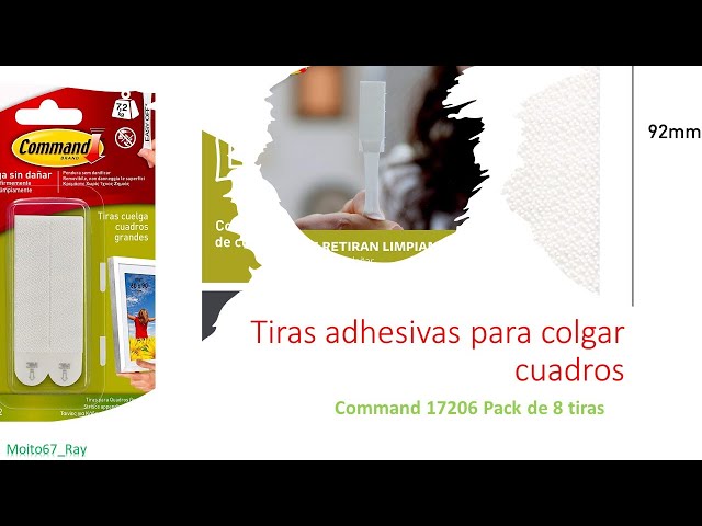 Tiras adhesivas para colgar cuadros, Command 17206 #moito67ray 