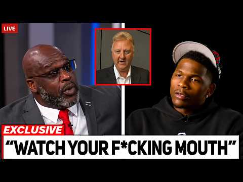 Shaq GOES OFF After Anthony Edwards DISRESPECTS Larry Bird!