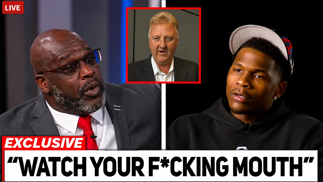Shaq LOSES IT After Anthony Edwards DISRESPECTS Larry Bird!