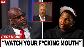 Shaq GOES OFF After Anthony Edwards DISRESPECTS Larry Bird!