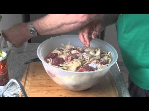 Видео рецепт Шашлык из курицы на минеральной воде