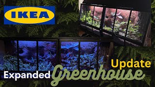 Custom Double IKEA Greenhouse update