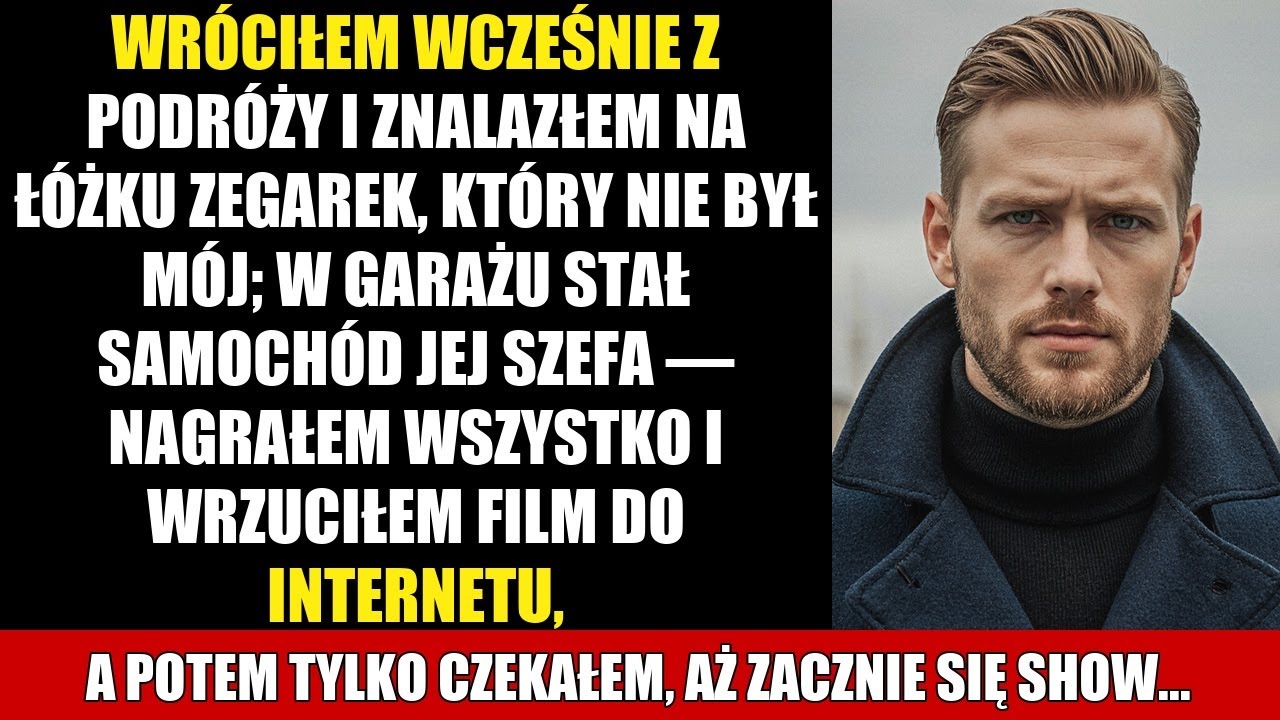 WRÓCIŁEM WCZEŚNIE Z PODRÓŻY I ZNALAZŁEM NA ŁÓŻKU ZEGAREK, KTÓRY NIE BYŁ MÓJ; W GARAŻU STAŁ SAMOCHÓD