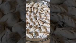 Homemade Syrian Dumplings ? ششبرك باللبن shorts shortvideo dumplings
