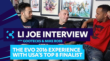 LI JOE INTERVIEW! EVO 2016 SFV Top 8 Insight w/ Gootecks & Mike Ross