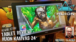 Huion Kamvas 24' display tablet review by an illustrator