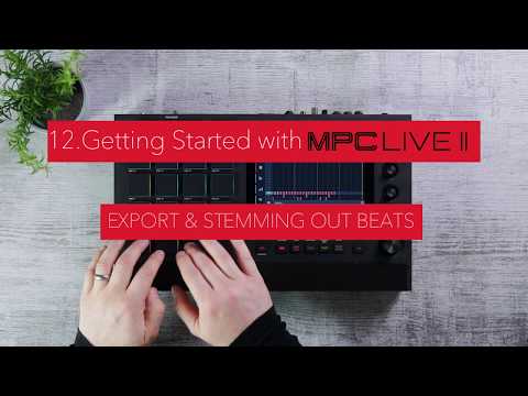 MPC Live II | Export and Stems