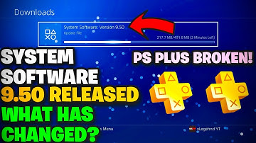 NEW PLAYSTATION 4 SYSTEM SOFTWARE UPDATE 9.50 RELEASED! PLAYSTATION PLUS BROKEN & MORE!