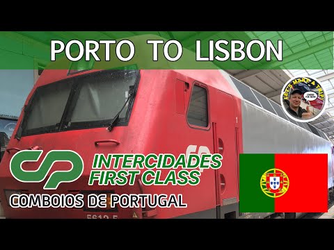 Comboios de Portugal's Intercidades Train, First Class from Porto to Lisbon