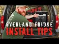 Overland Fridge Install Tips - Dual Battery Systems, Fridge Slides, Mounting
