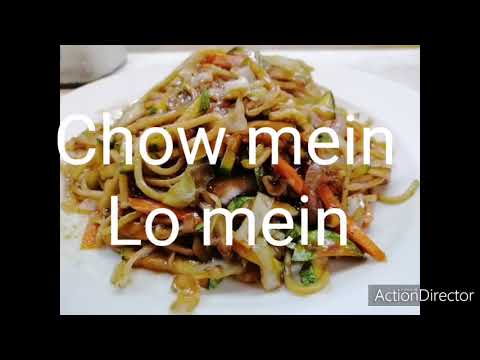 Vídeo: Diferencia Entre Lo Mein Y Chow Mein