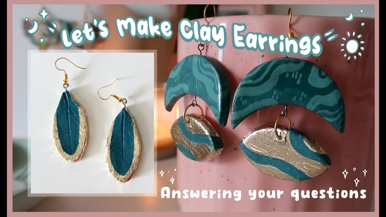 Air dry clay/mouldit jhumka... - The Creative Craft House | Facebook