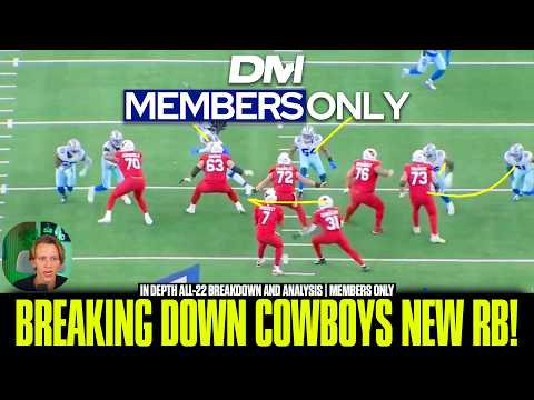 The Dallas Cowboys Newest RB is Exactly What this Offense Needed... All-22 Breakdown!!