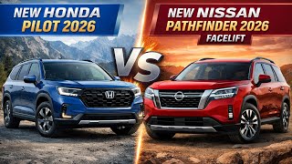 Comparing the New Honda Pilot 2026 Vs Nissan Pathfinder Facelift 2026 Comparison details