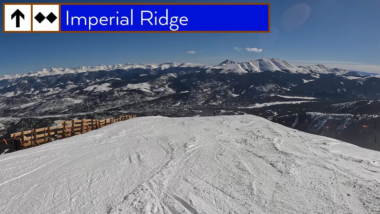 Breckenridge, CO - ◊◊ Imperial Ridge to ◊ Alpine Alley (2-13-24) [4K]