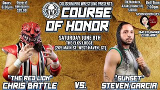 Sunset Steven Garcia vs. Chris Battle {CPW Course Of Honor 2024