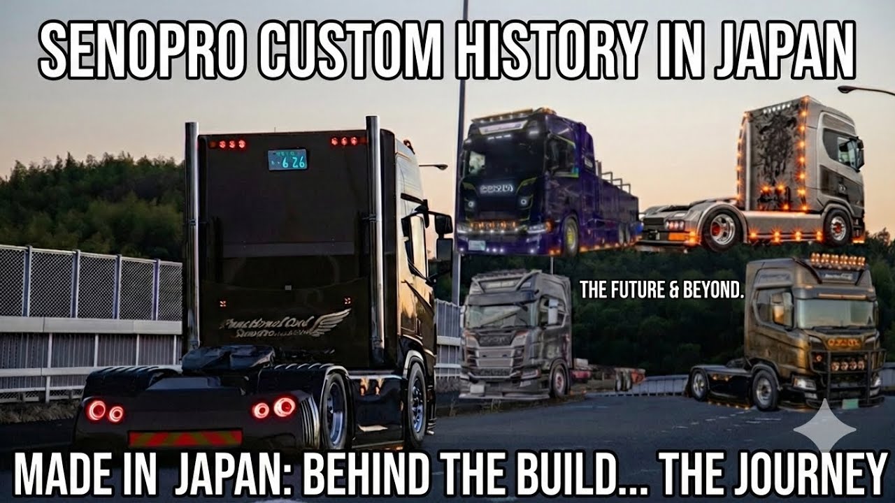 セノプロの大型トラック。SCANIA GTR EDITION | SENOPRO JAPAN Custom Build Film