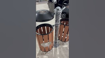 Bán thùng rác inox ngoài trời, thùng rác treo đôi