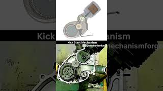 How a Kick Start Actually Works! 🏍️ (3D vs. Real) #shorts