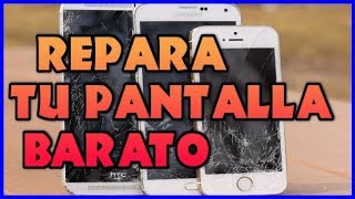 COMO REPARAR ARREGLAR PANTALLA DE CRISTAL ROTA RAJADA RAYADA DE MOVIL SAMSUNG HUAWEI IPHONE CELULAR screenshot 5