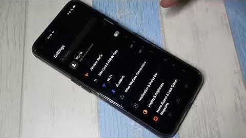 Realme C2 C3 : How to Display Data Usage / Network Speed on the Status Bar