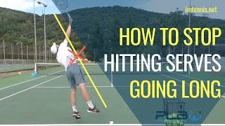 Tennis Serve: How To Stop Hitting Serves Going Long