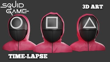 Creating Squid Game Character in 3D (Blender)