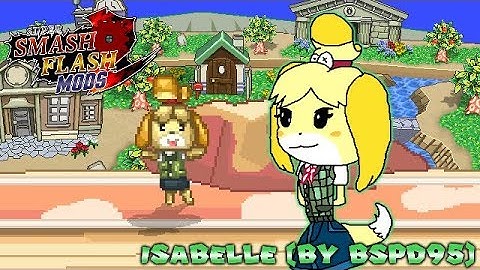 SSF2 Mod Showcase: Isabelle (by BSPD95)