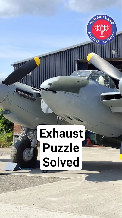Exhausting Mosquitos Explained #shorts #vintageaircraft