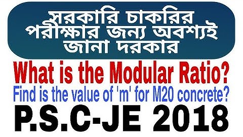 Modular Ratio (m) II RCC Design II Bengali II Civil EngineerX