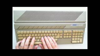 Atari 520ST vintage keyboard review