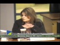 Councillor Maddie Di Muccio storms out of a March 26 Newmarket council meeting
