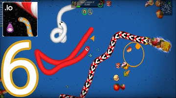 WormsZone - Snake Gameplay Walkthrough Part 6(Android, iOS)