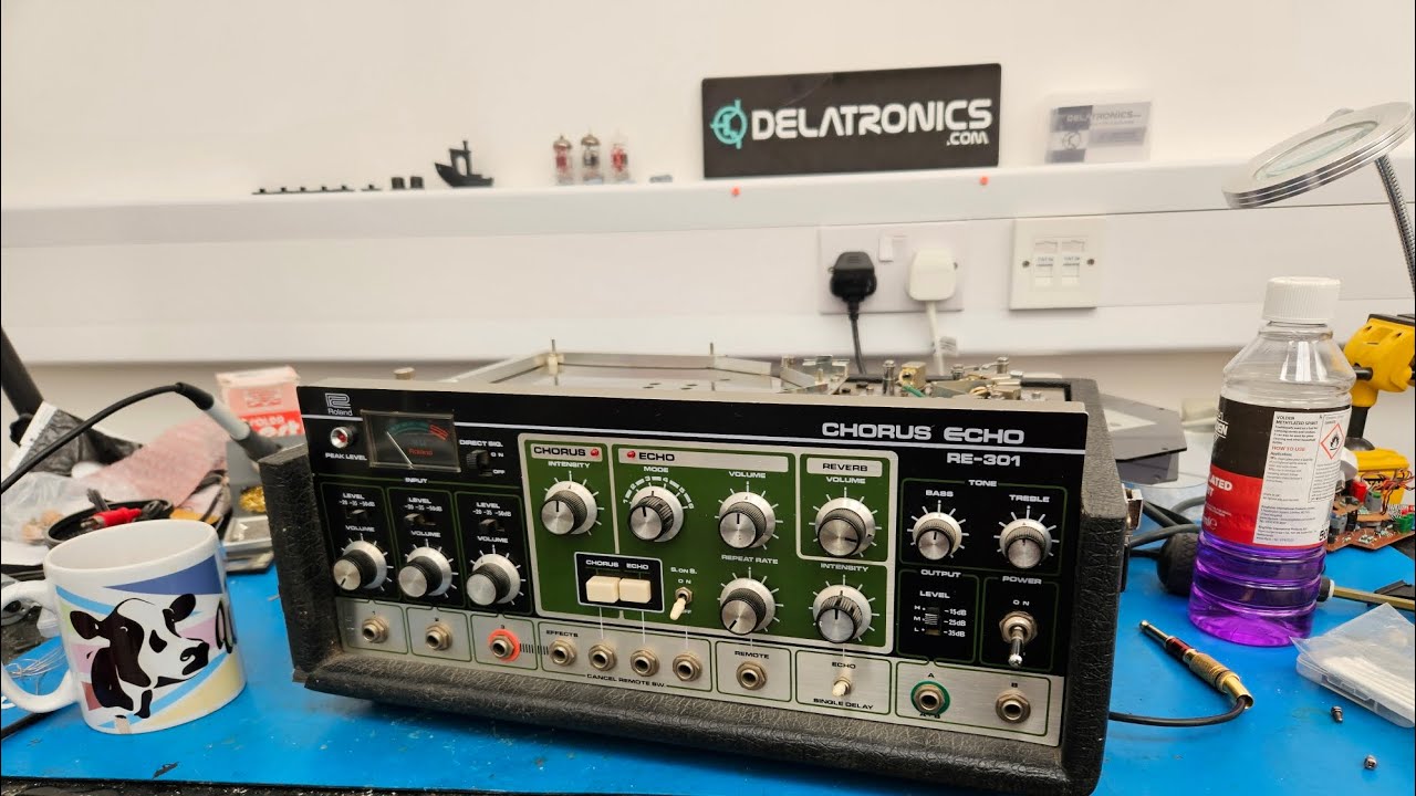Roland RE-301 Space Echo Service - YouTube