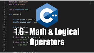 Math & Logical Operators in C++ - 1.6