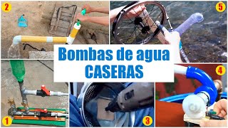 TOP 5 Bombas de Agua Caseras que TÚ MISMO puedes construir paso a paso | Bricologia