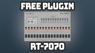 RT-7070 VST|VST3|AU | Free TR-707 | Electronik Sound Lab | Free VST Plugins Instruments | 2020