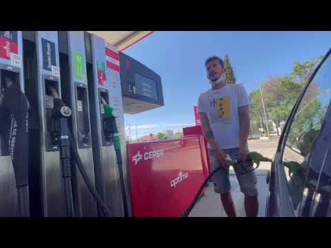 Valor da gasolina em Portugal.