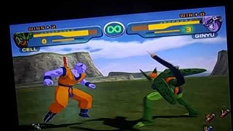 Dragon Ball Z Budokai (Gamecube)-Cell vs Ginyu II