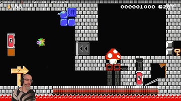 Simple Puzzle by Sninjar / N4N-1X1-GQF / Mario Maker 2 Puzzle solution