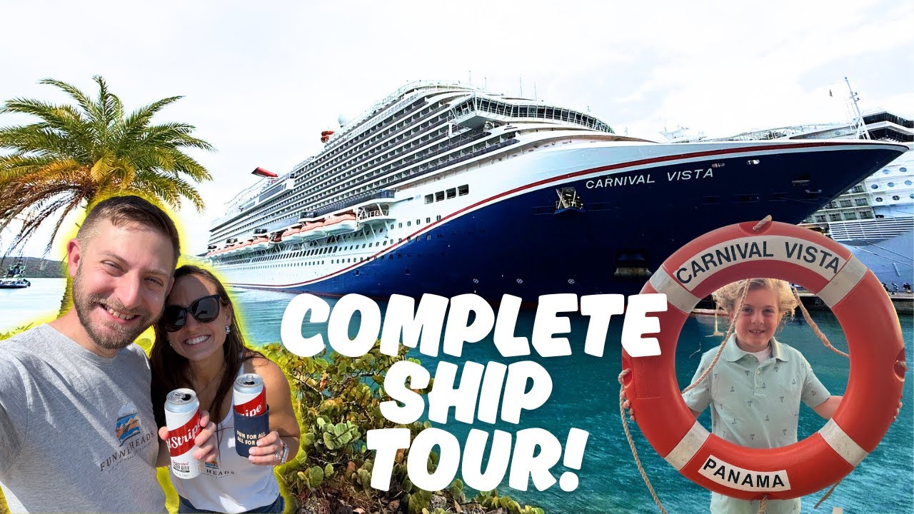 Carnival Vista FULL Ship Tour w/commentary!