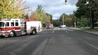 Brighton NY Responding for a House Fire 10/7/10