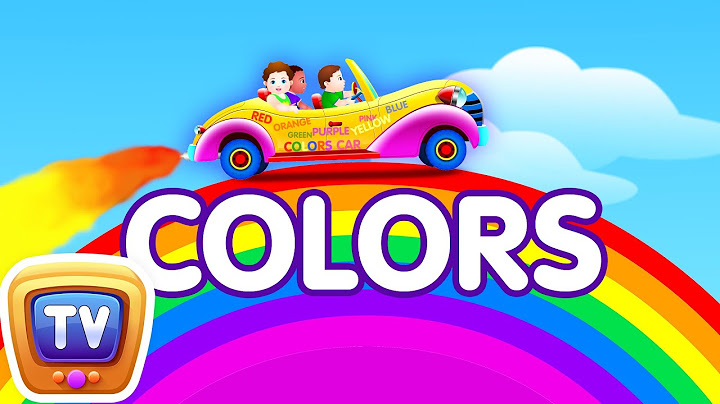 Let's Learn The Colors! - Cartoon Animation Color Songs for Children by ChuChuTV