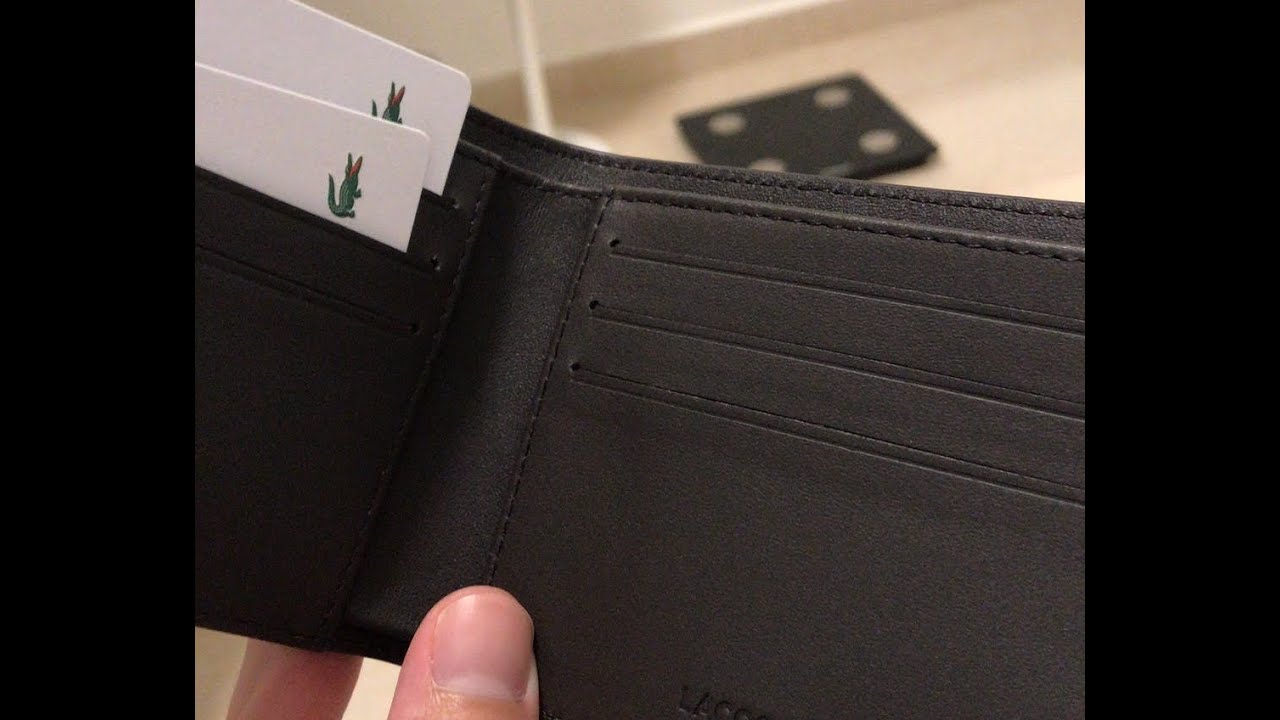lacoste wallet original