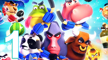 Rumble Hockey Gameplay Walkthrough Part 1 (IOS/Android)