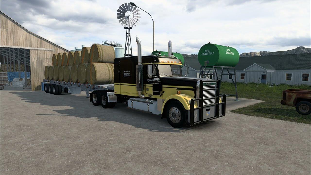 American Truck Simulator V1.46 Freightliner Classic XL Burns (OR