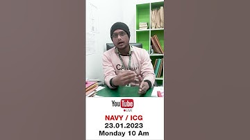 Join Special Live Class For NAVY/ICG on Monday #indiannavy #shorts