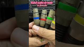 kabel audio SLR untuk sound system #shots #kabelaudioxlr